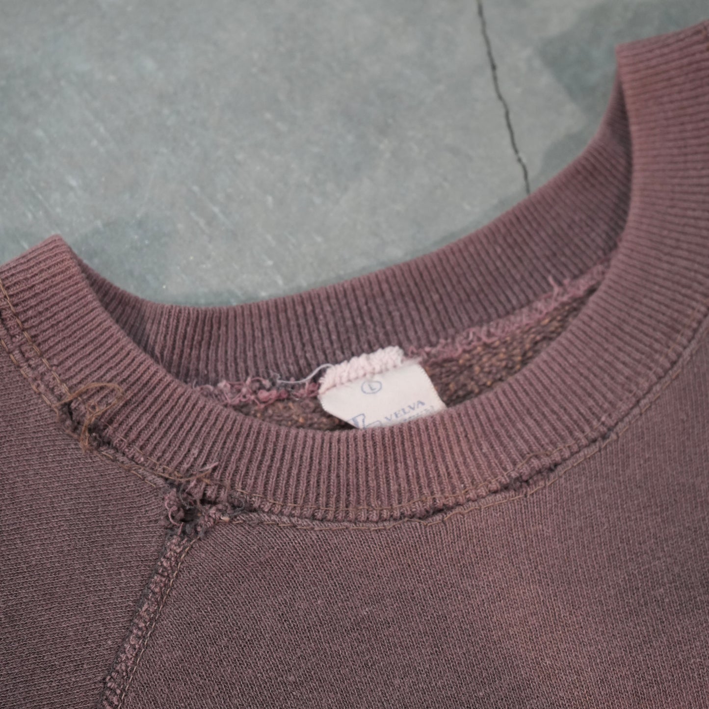 60s faded brown sweat