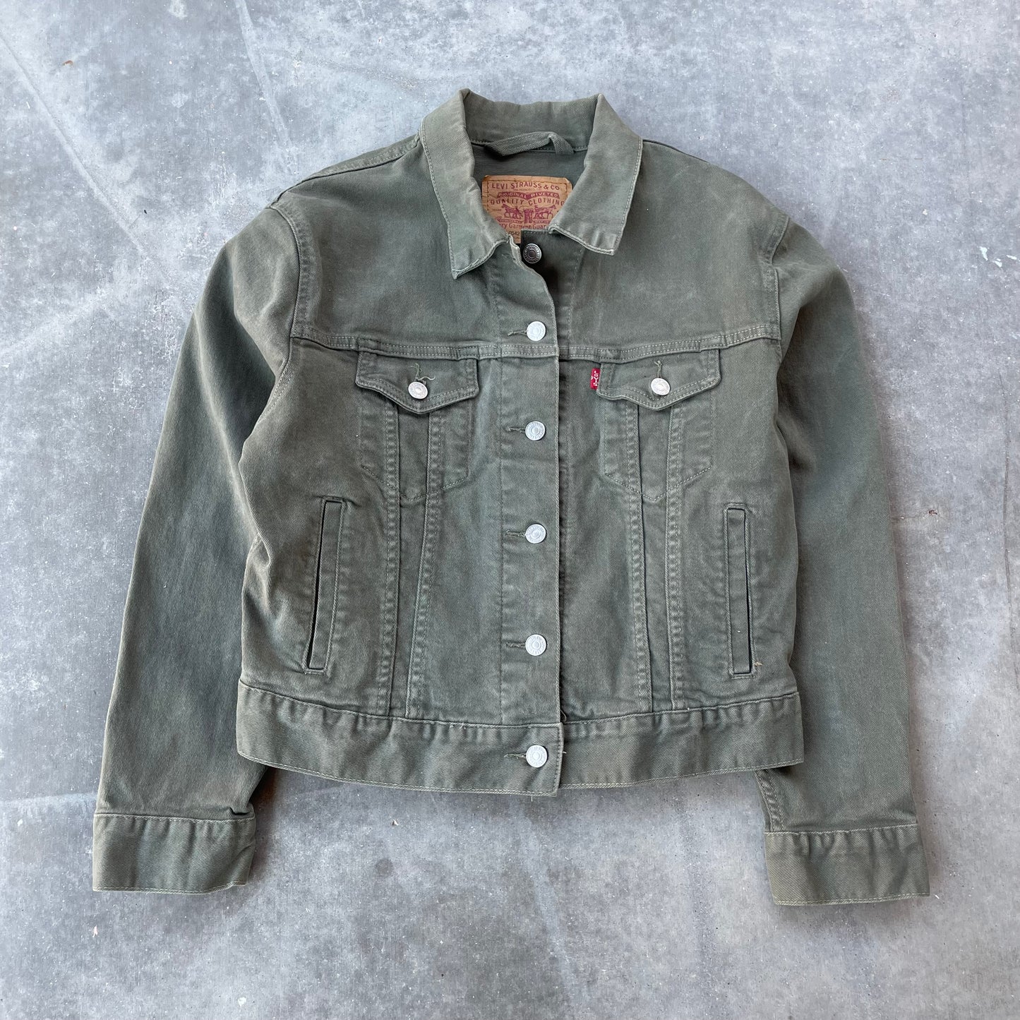 Levi’s Olive Green Trucker Jacket - Women’s Medium