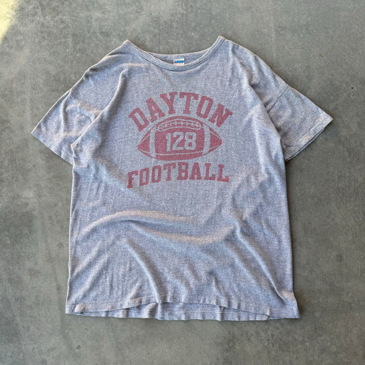 70s champion dayton football tee