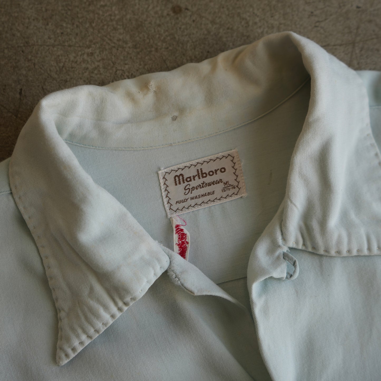 50s rayon button up
