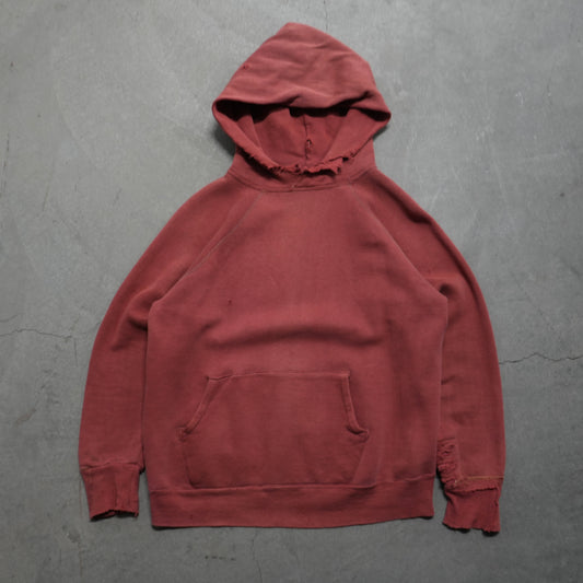 50s faded burgundy hoodie