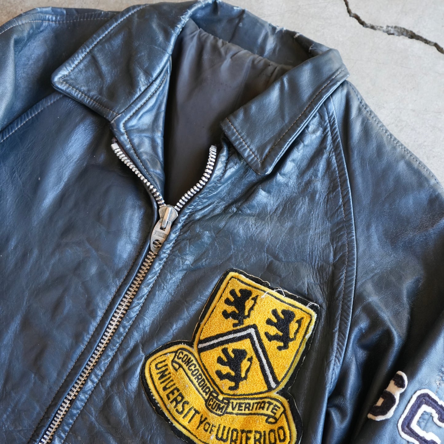 50s waterloo leather jacket