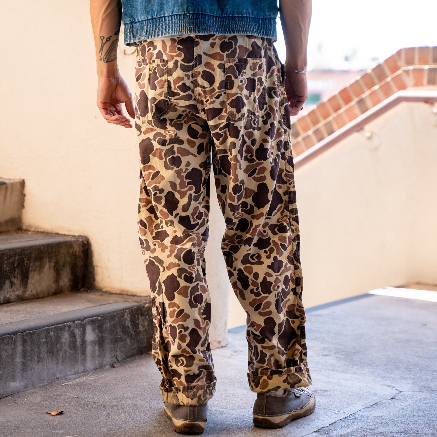 70s duck camo hunting pants