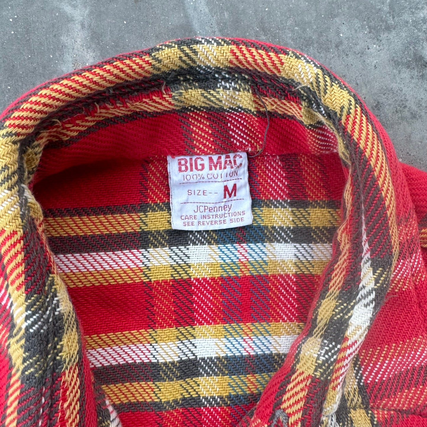 80s big mac cotton flannel