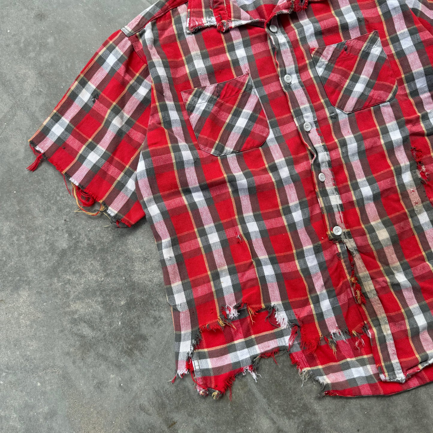 50s thrashed king kole cotton flannel