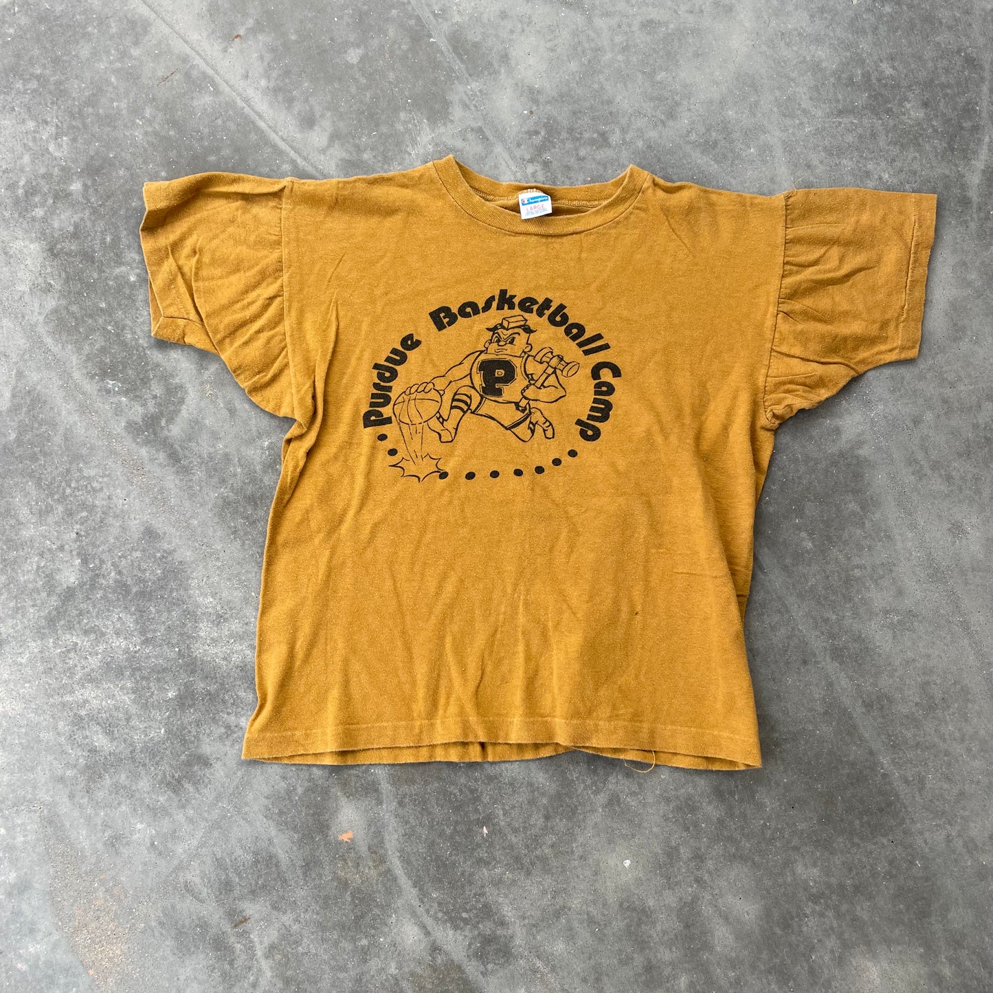 70’s Purdue Champion Blue Bar T-shirt