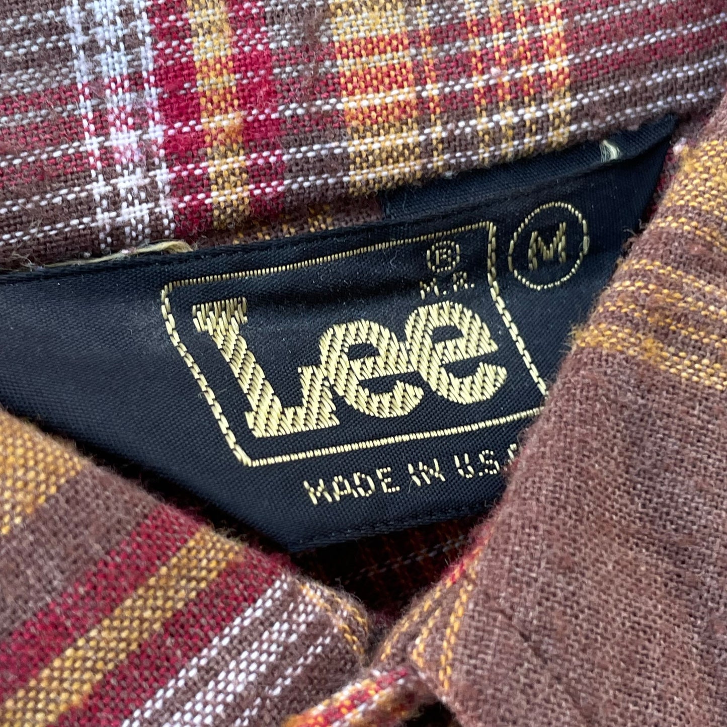 70’s Lee Plaid Shirt