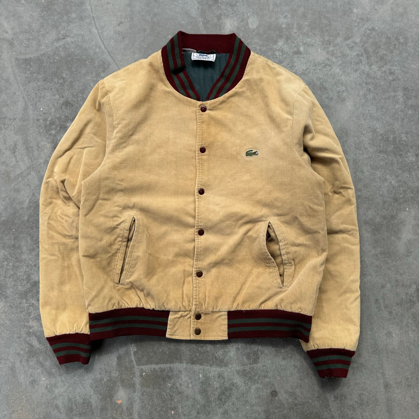 70s lacoste corduroy jacket