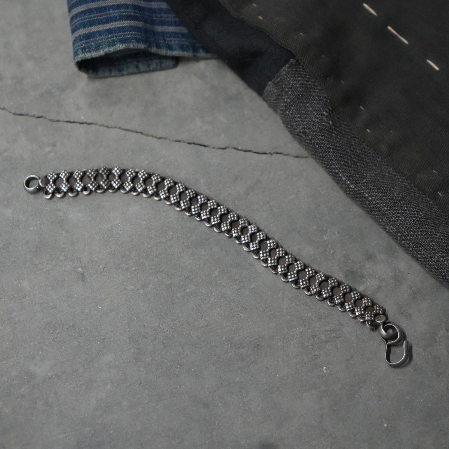 925 silver antique rajasthani bracelet