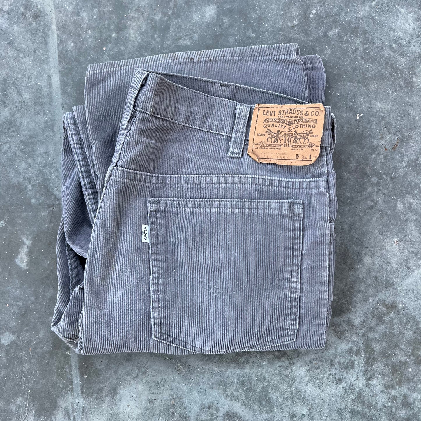 70s levi’s corduroy pants