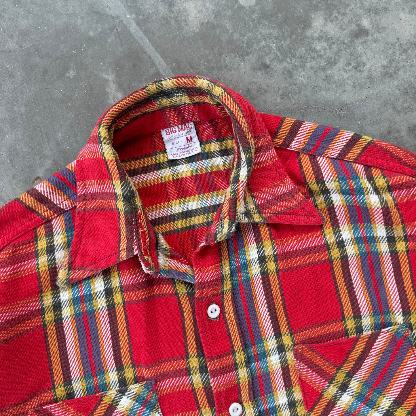 80s big mac cotton flannel