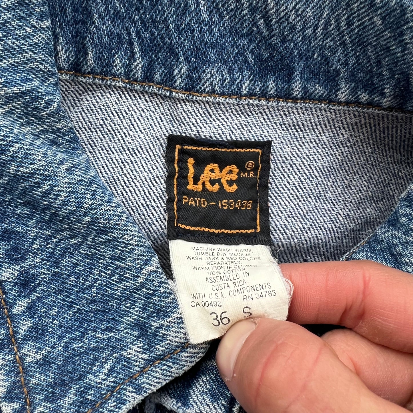 Vintage Lee 36 S Denim Jacket