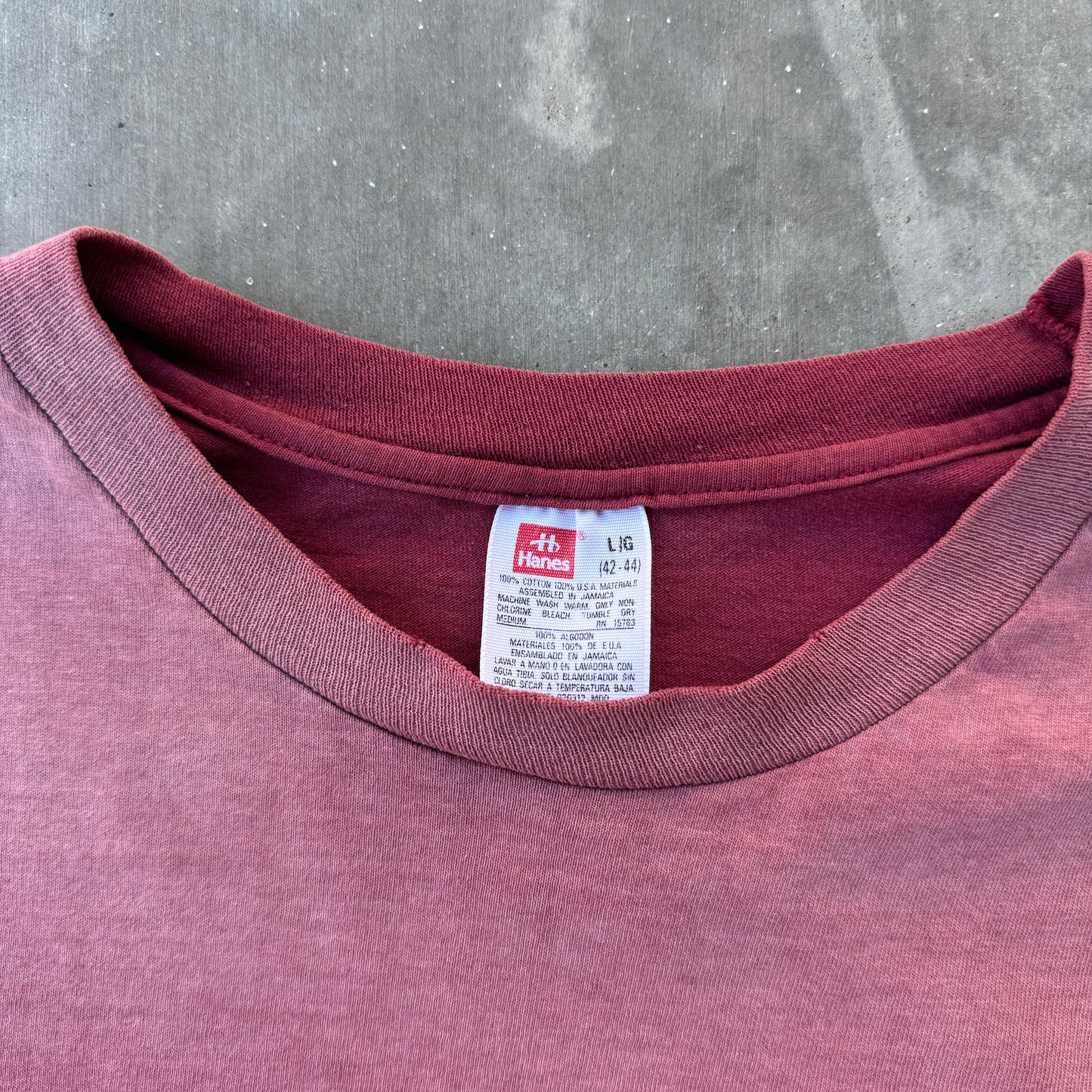 90s faded pocket tee