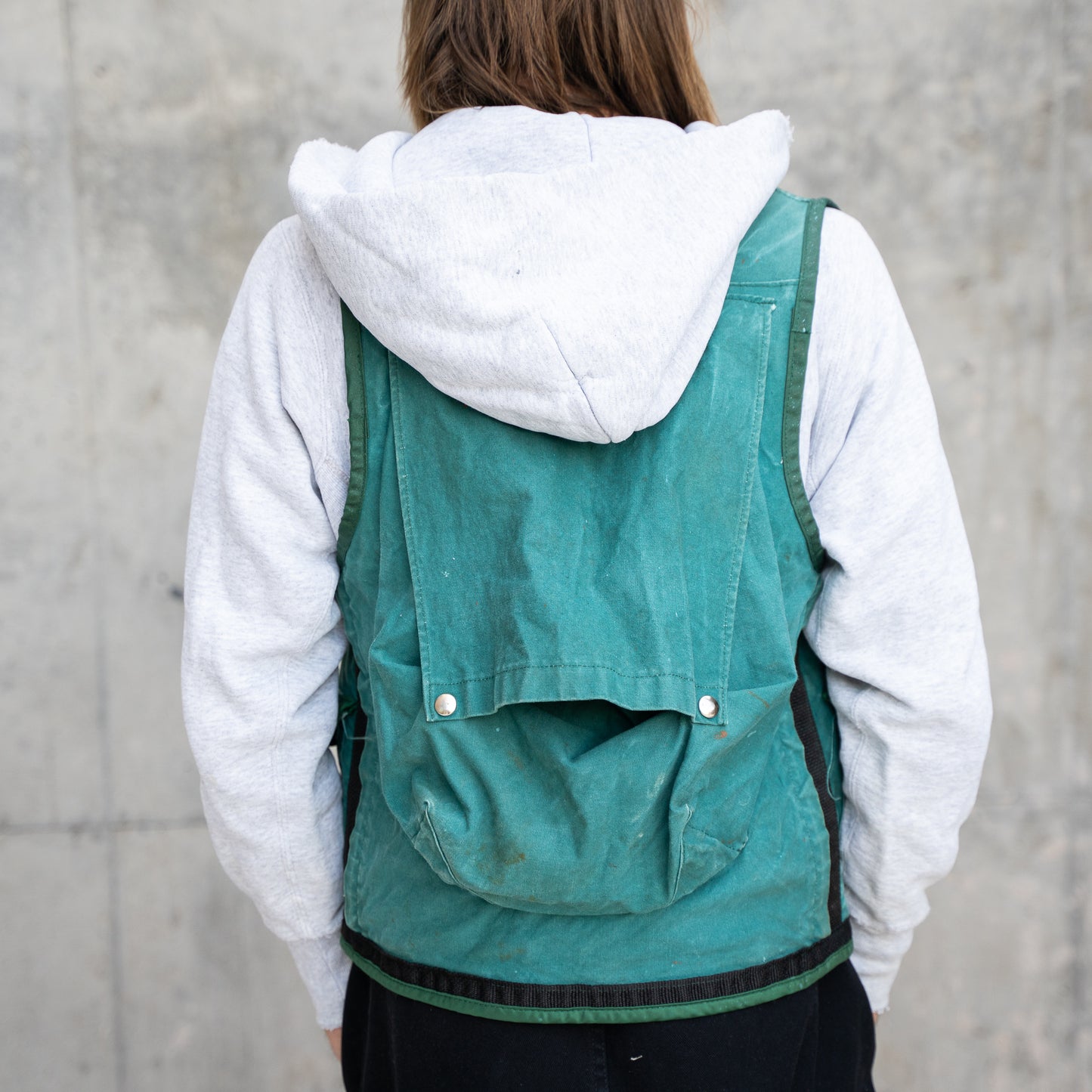 70s backpack vest