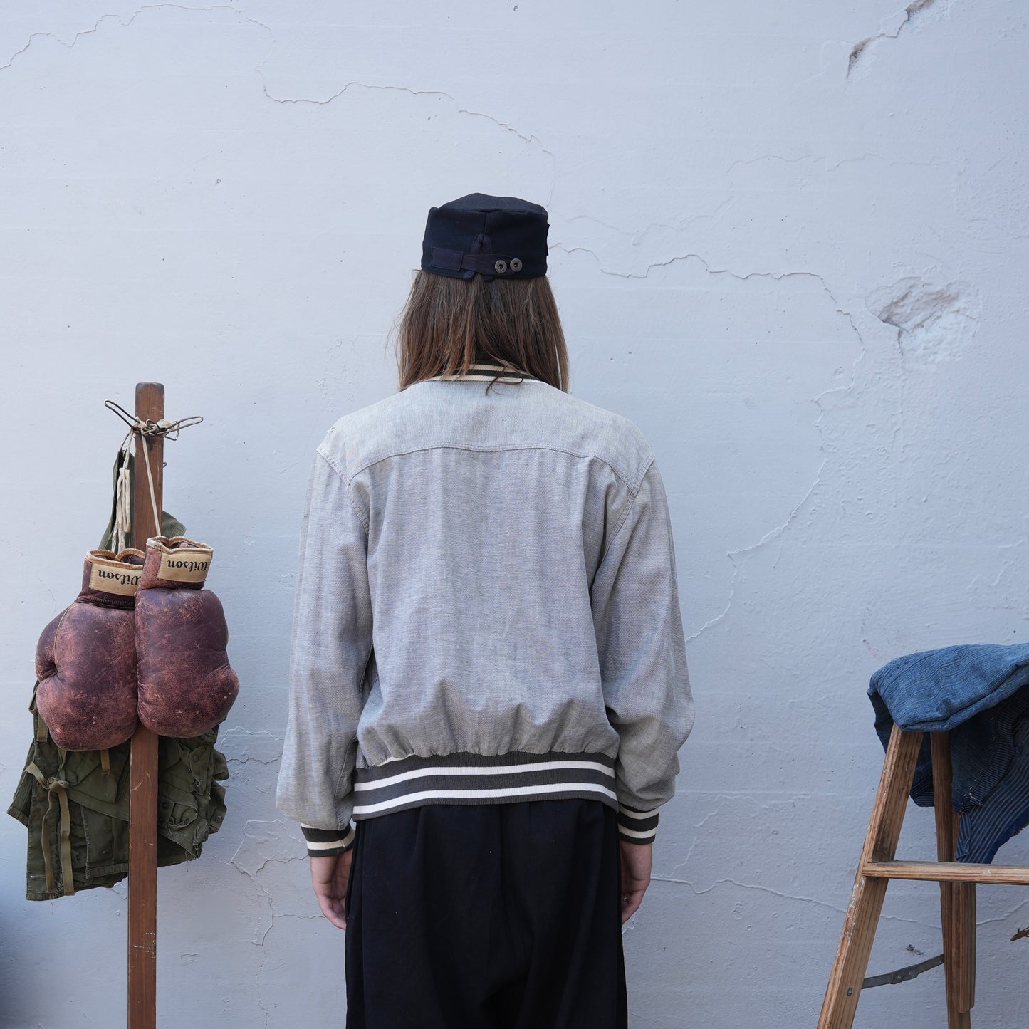 50s pennys salt and pepper zip up