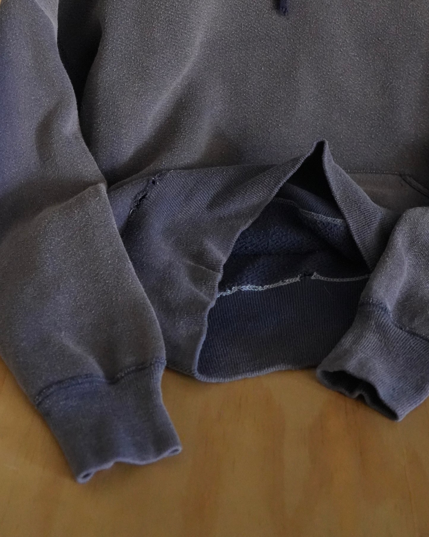 60s Faded Blue Hoodie