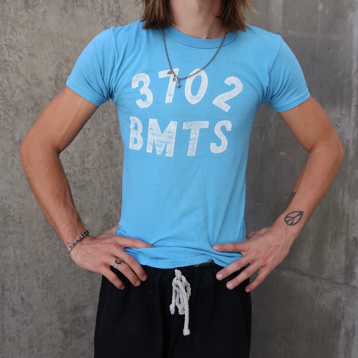 60’s ‘3702 BMTS’ Baby Blue T-shirt