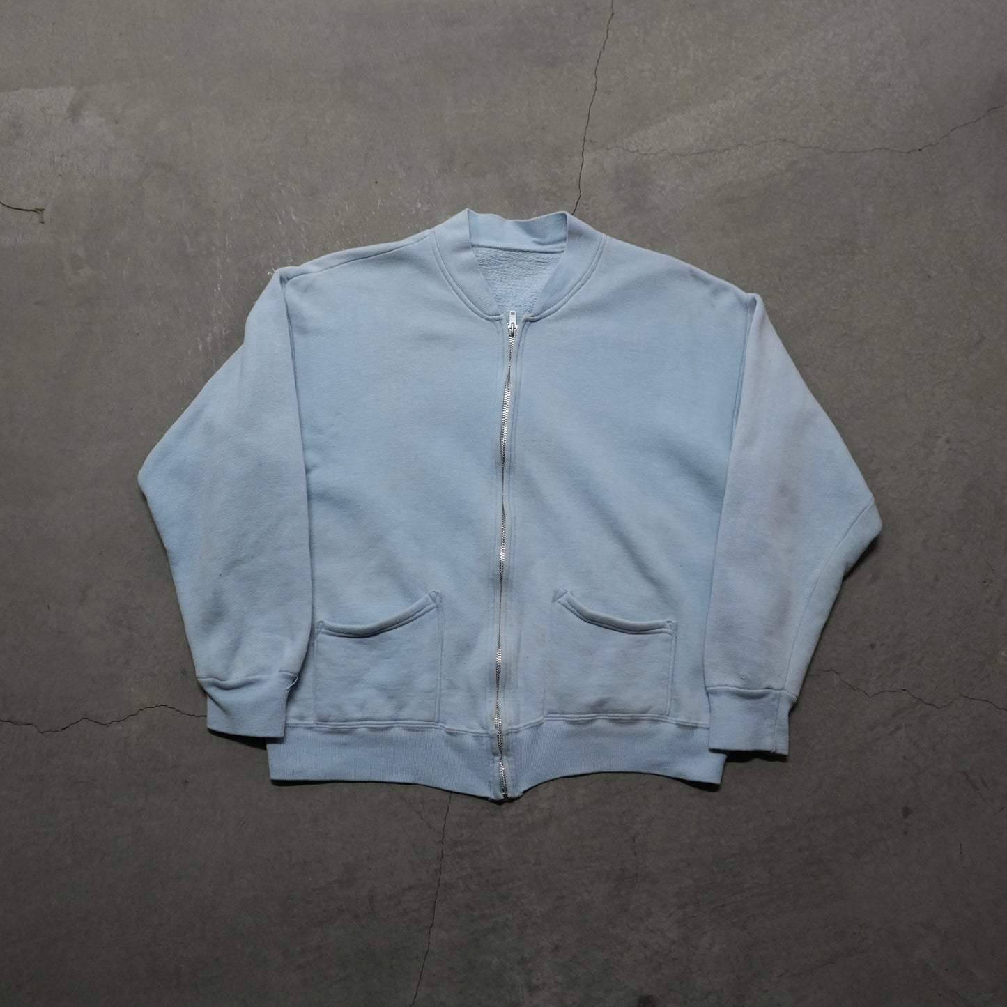 60s slip pocket zip up sweat