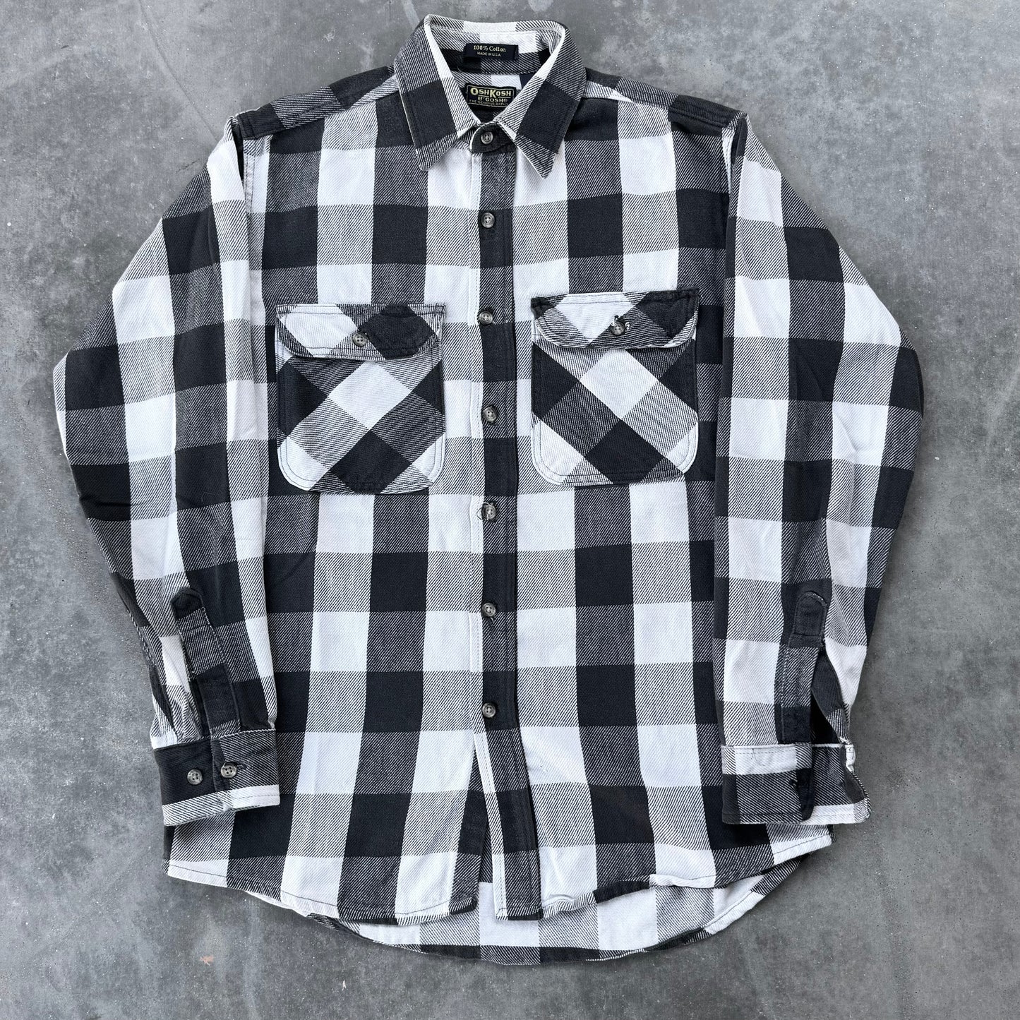 OshKosh Checker Plaid Cotton Flannel