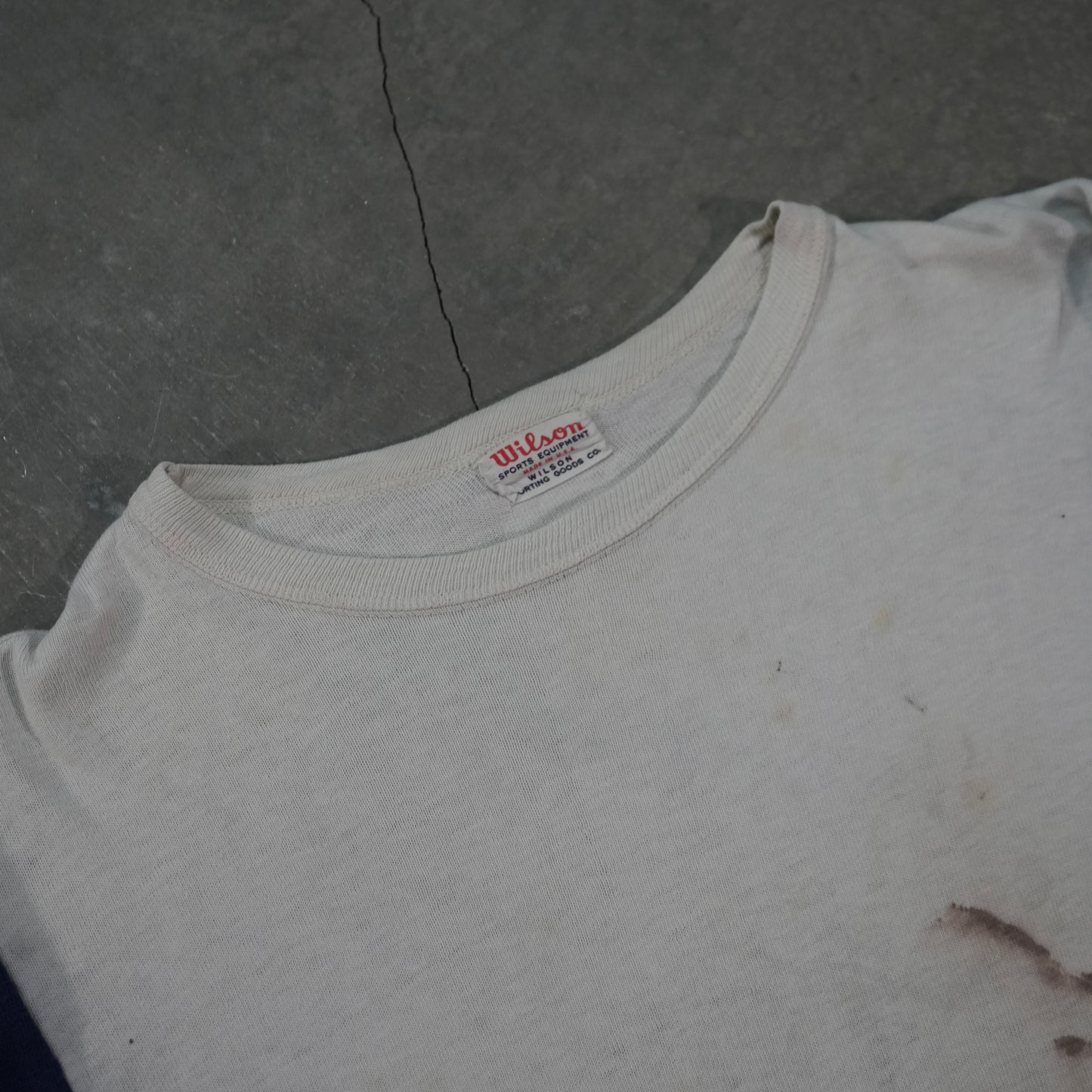 50s wilson baseball tee