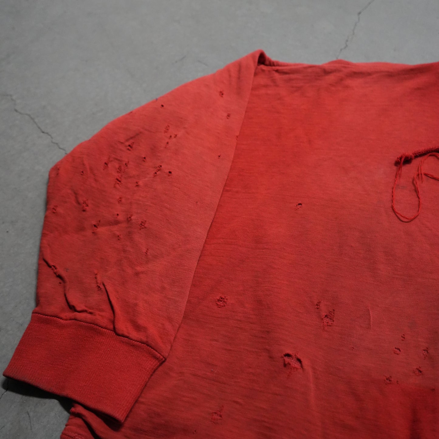 60s thrashed thermal lined zip up
