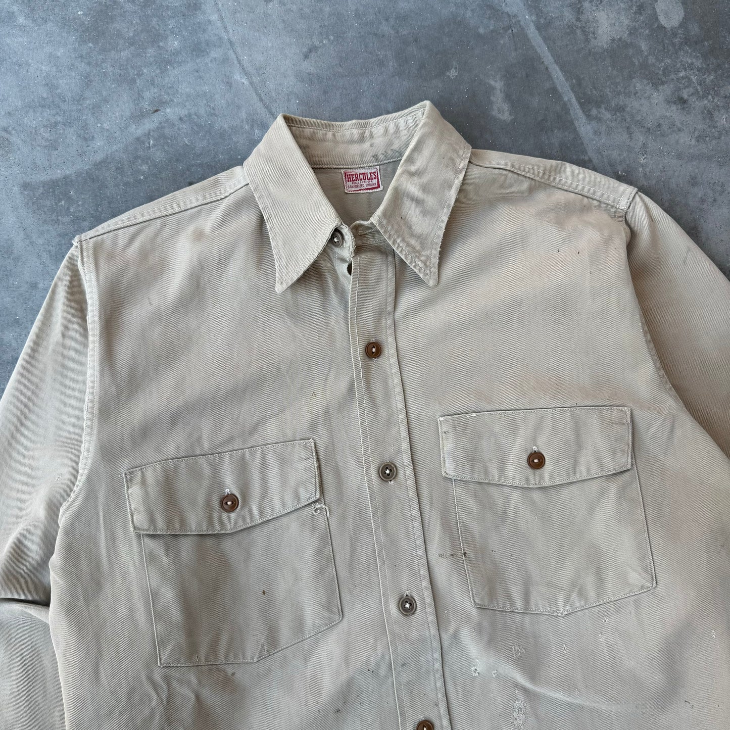 40s hercules button up