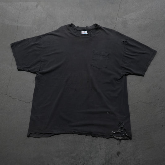 90s faded black pocket tee