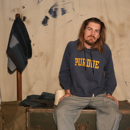 60s purdue cotton hoodie