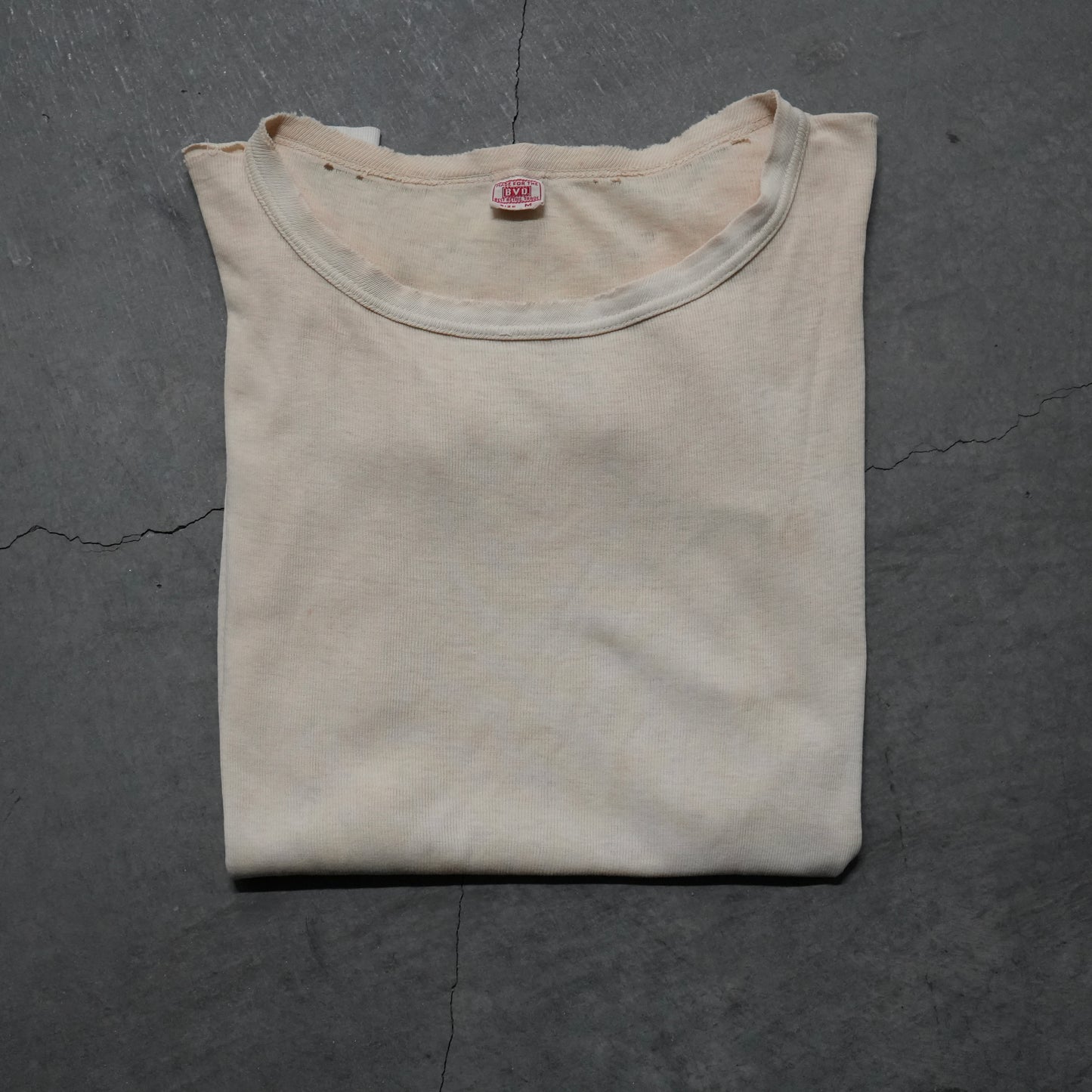 40s bvd ribbed cotton tee