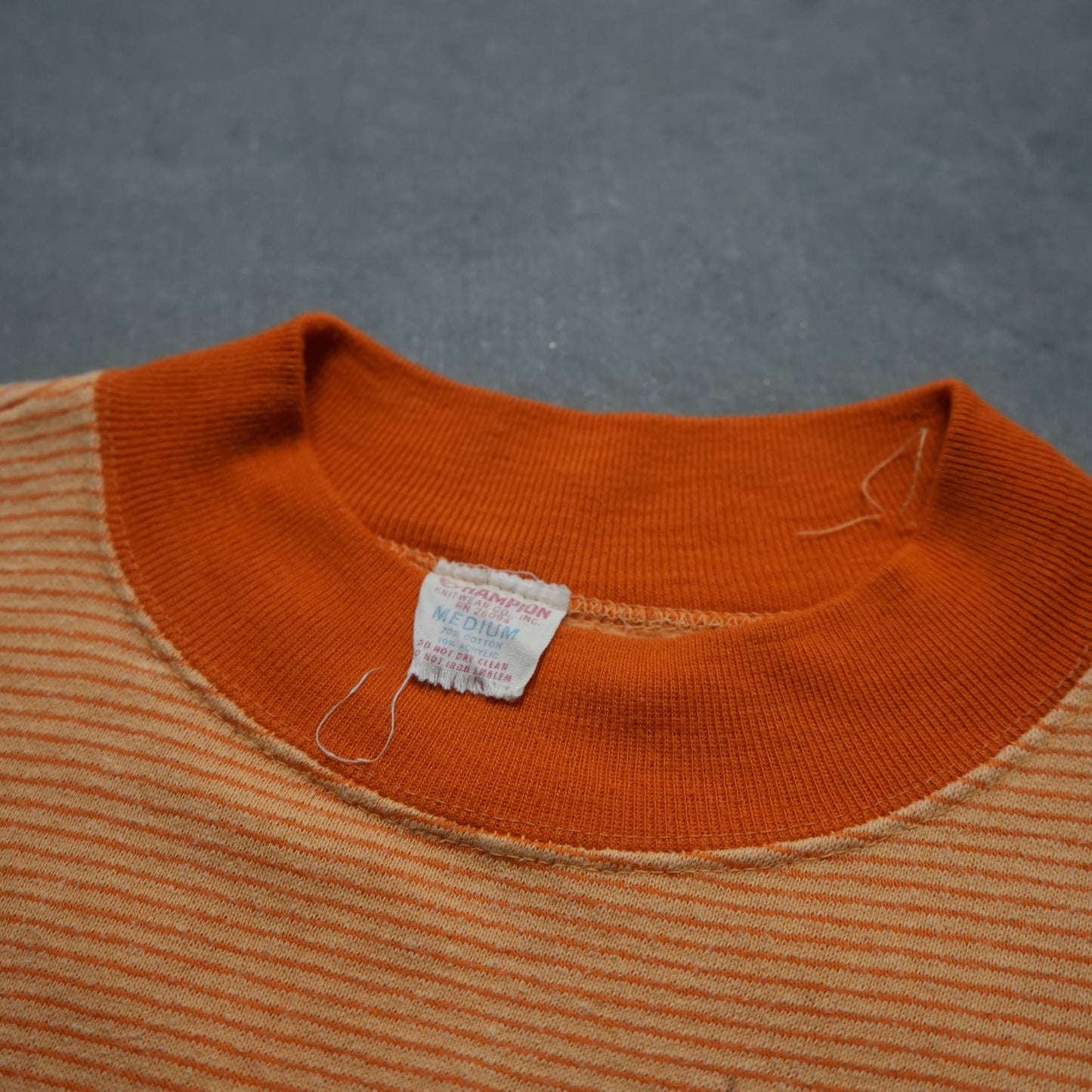 60s champion striped sweat