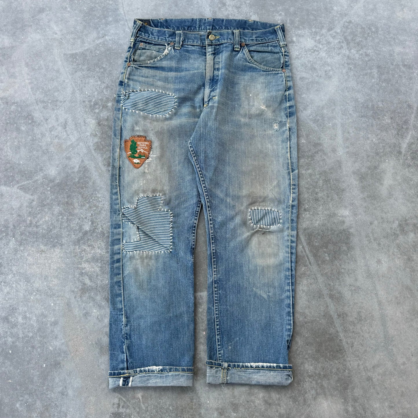 60s full selvedge lee riders