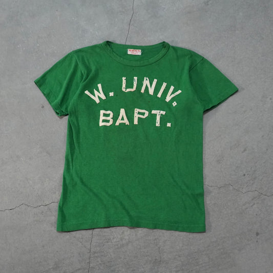 40s wilton felt stitch university tee