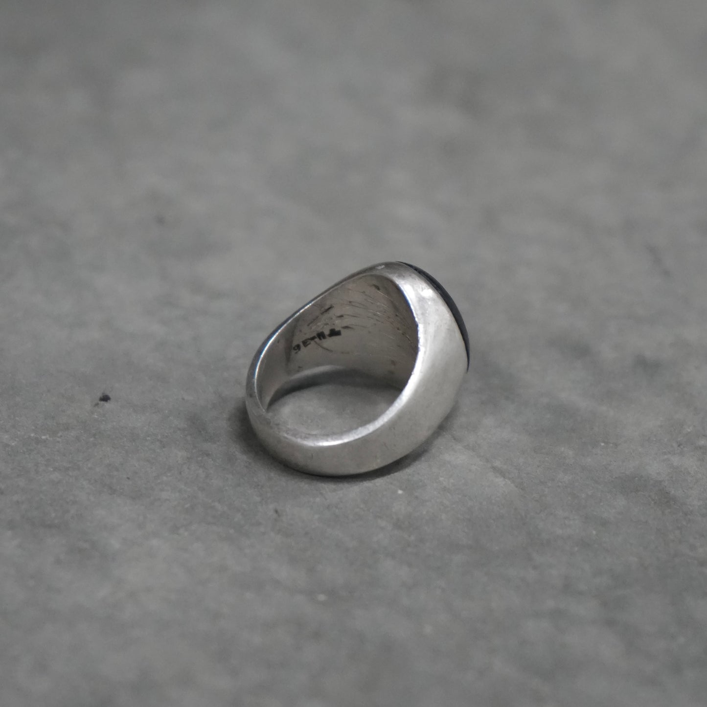 925 silver with onyx ring