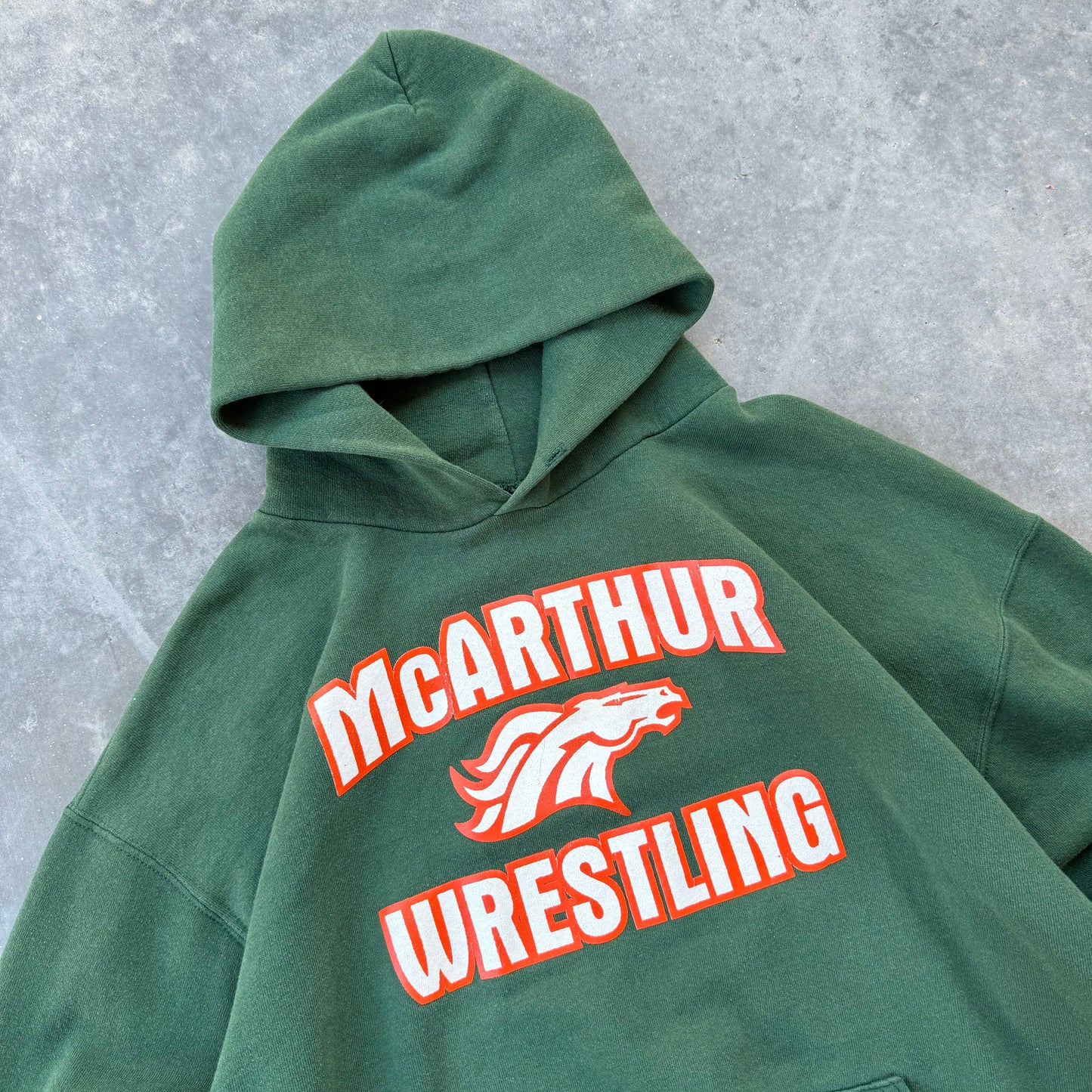 90s russell wresting hoodie