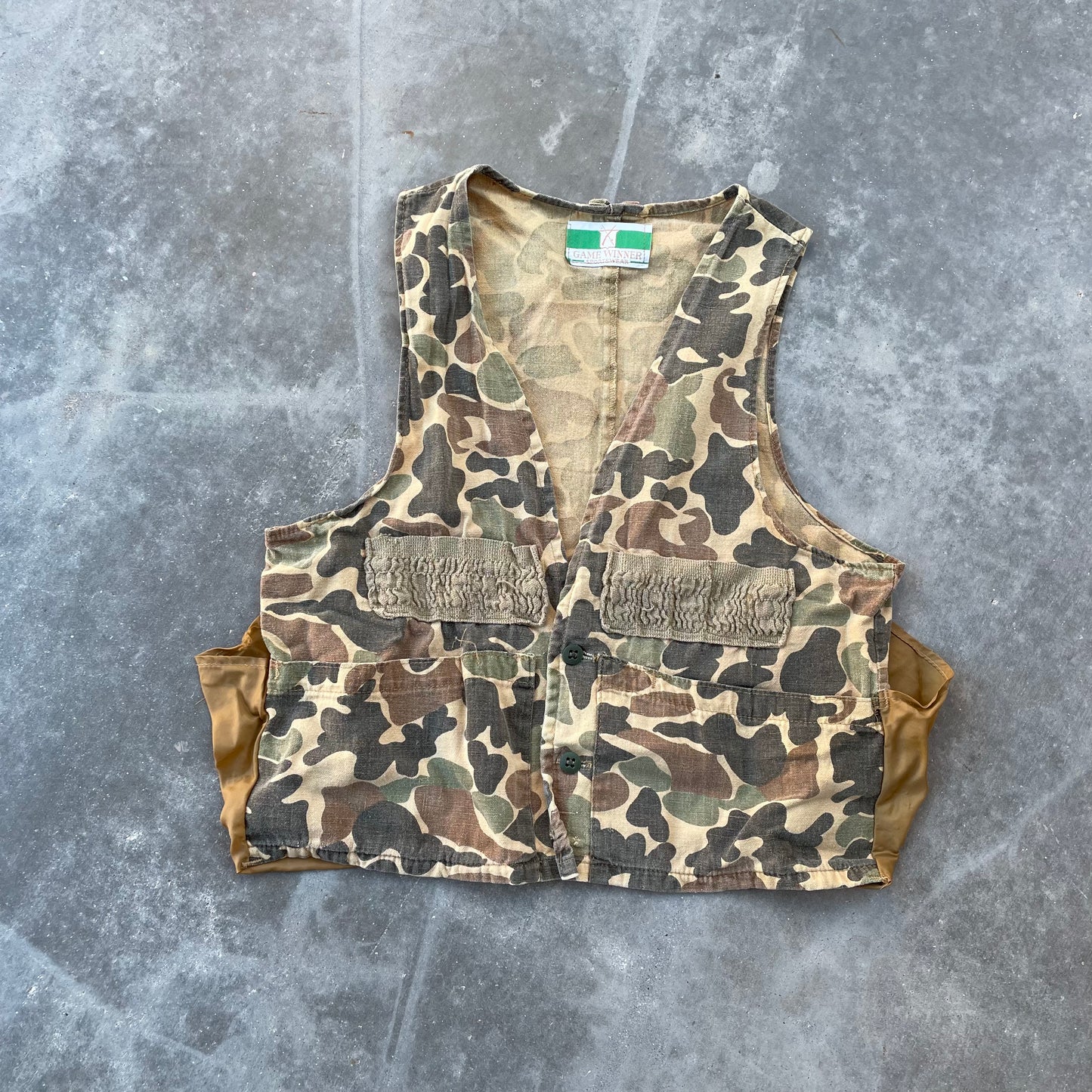 70’s Frogskin Camoflauge Vest