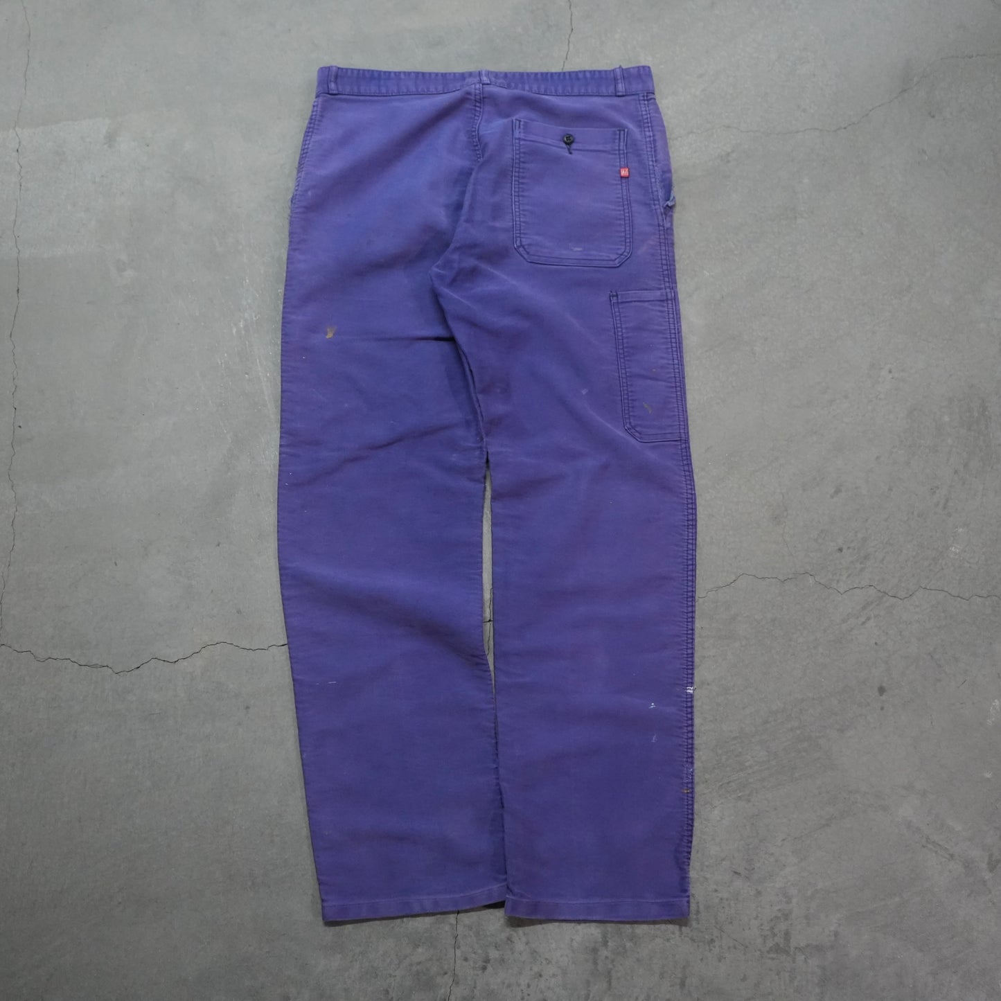 70s french moleskin work pants