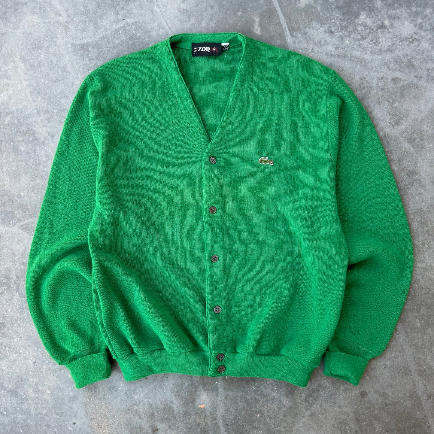 70s izod cardigan