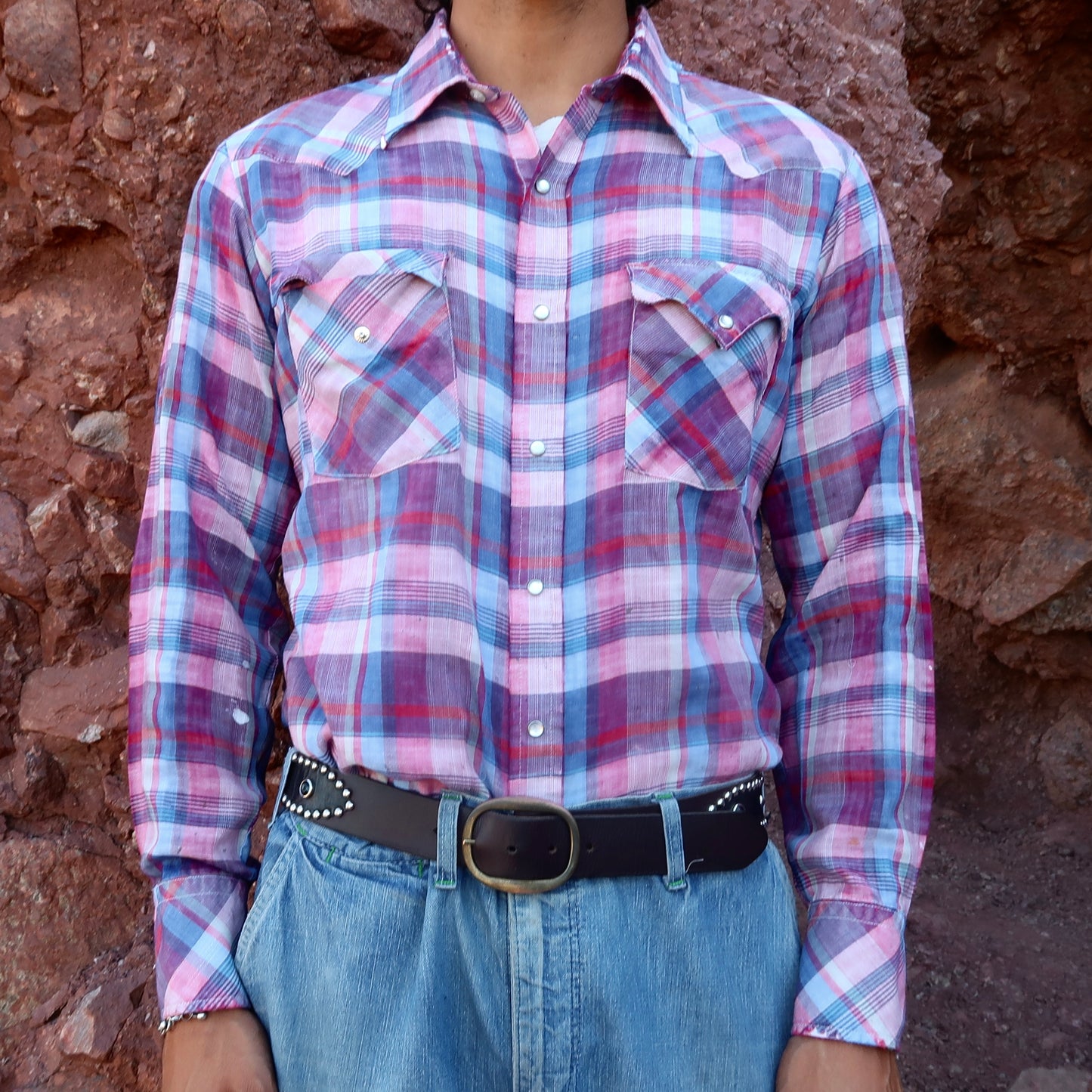 Silver Canyon 70’s Pearl Snap Western Shirt