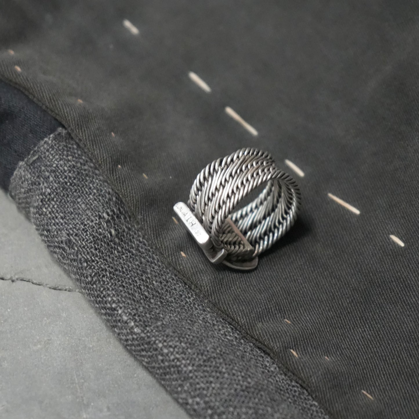 925 silver belt ring