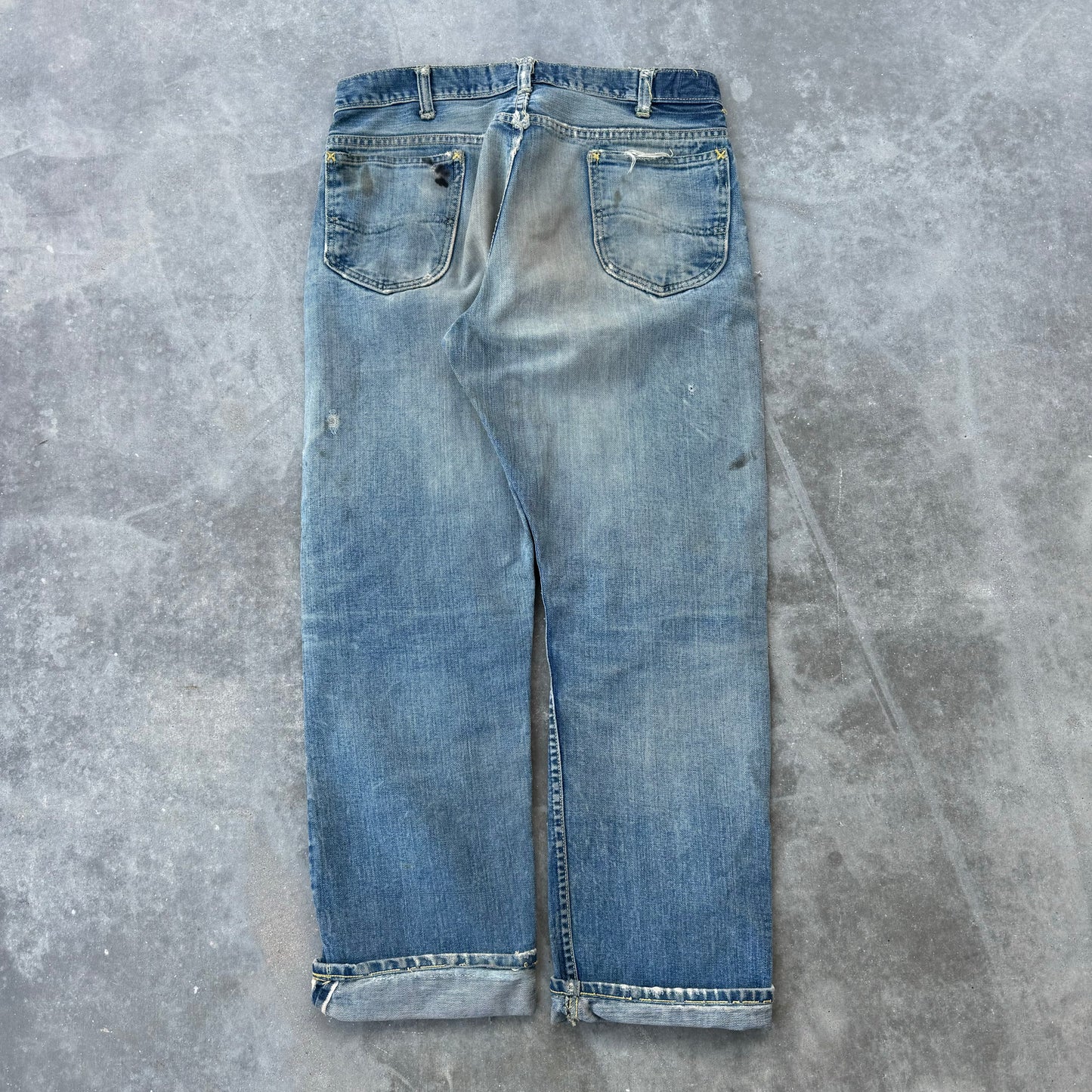 60s full selvedge lee riders