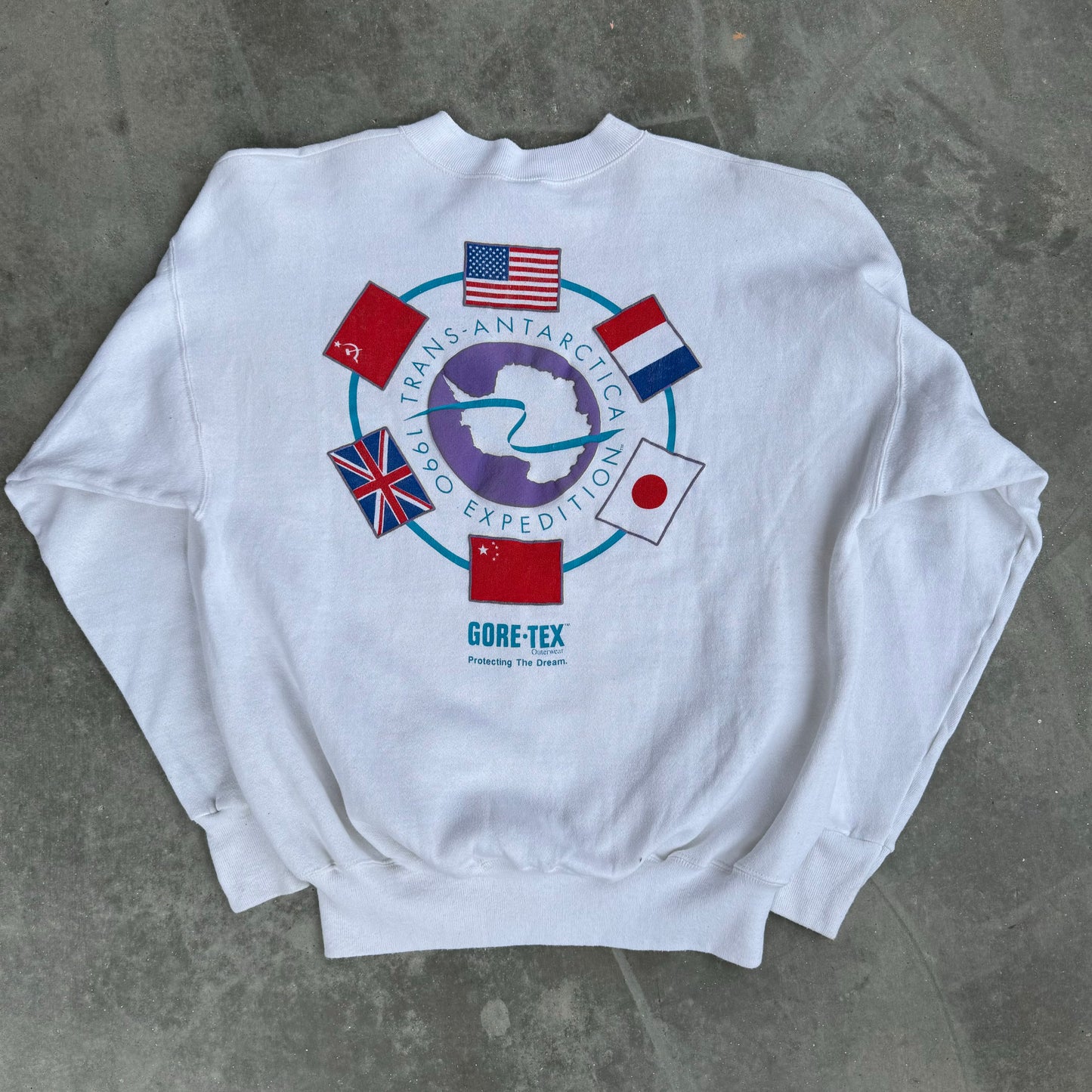 90s gore tex crewneck