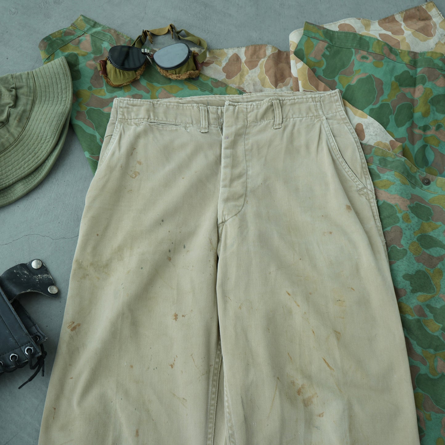 40s military chinos