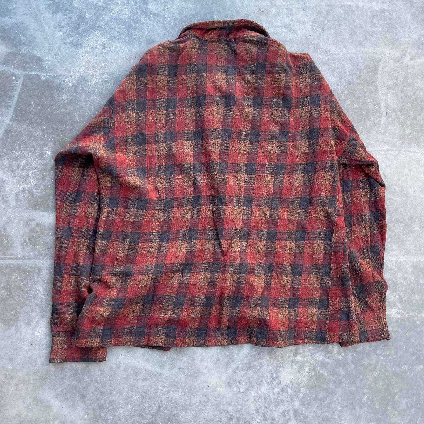 50’s/60’s Full Combed Cotton Plaid Flannel Shirt