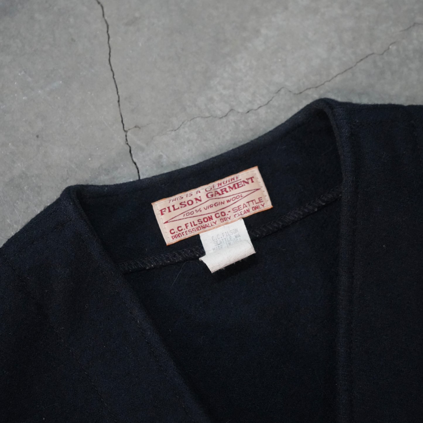 80s filson mackinaw wool vest