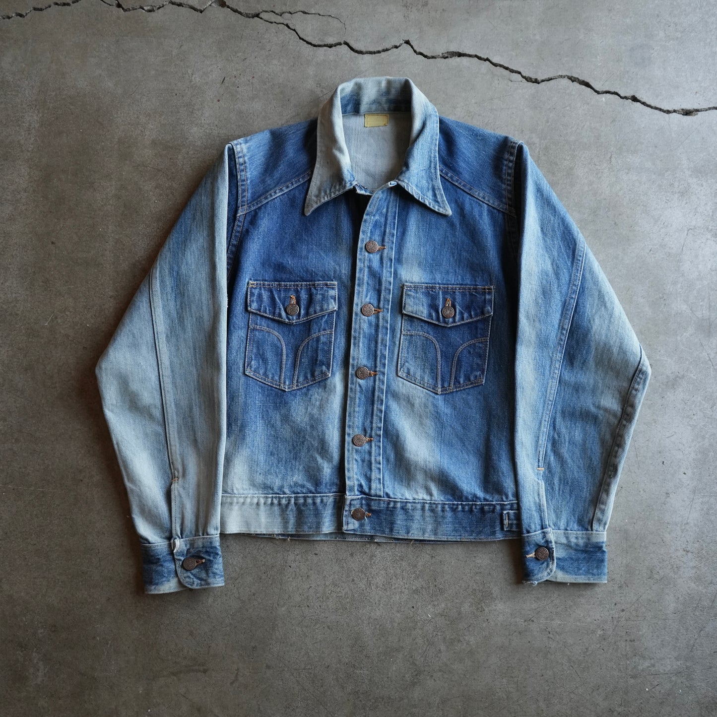 60s dickies two pocket denim jacket