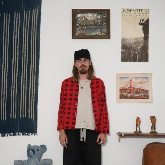 60s rayon cotton blend flannel
