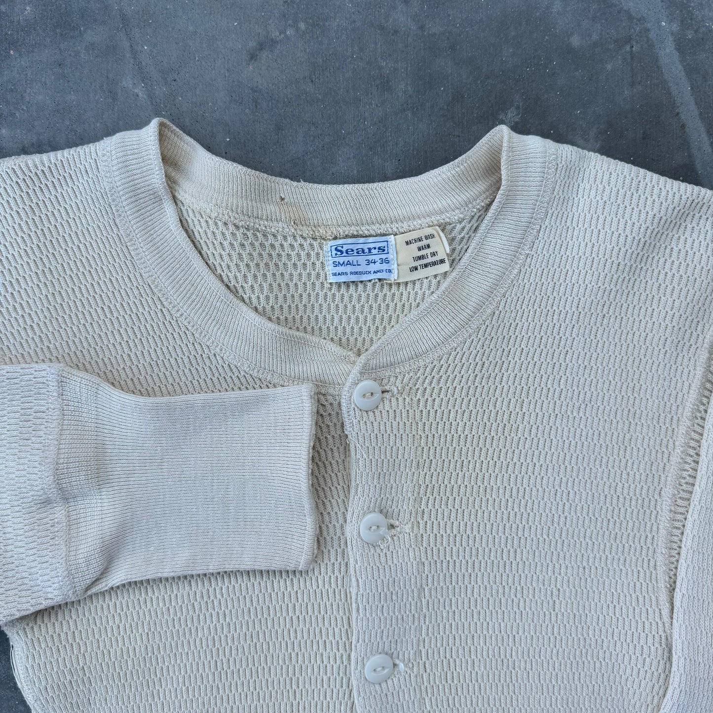 60s sears cotton thermal