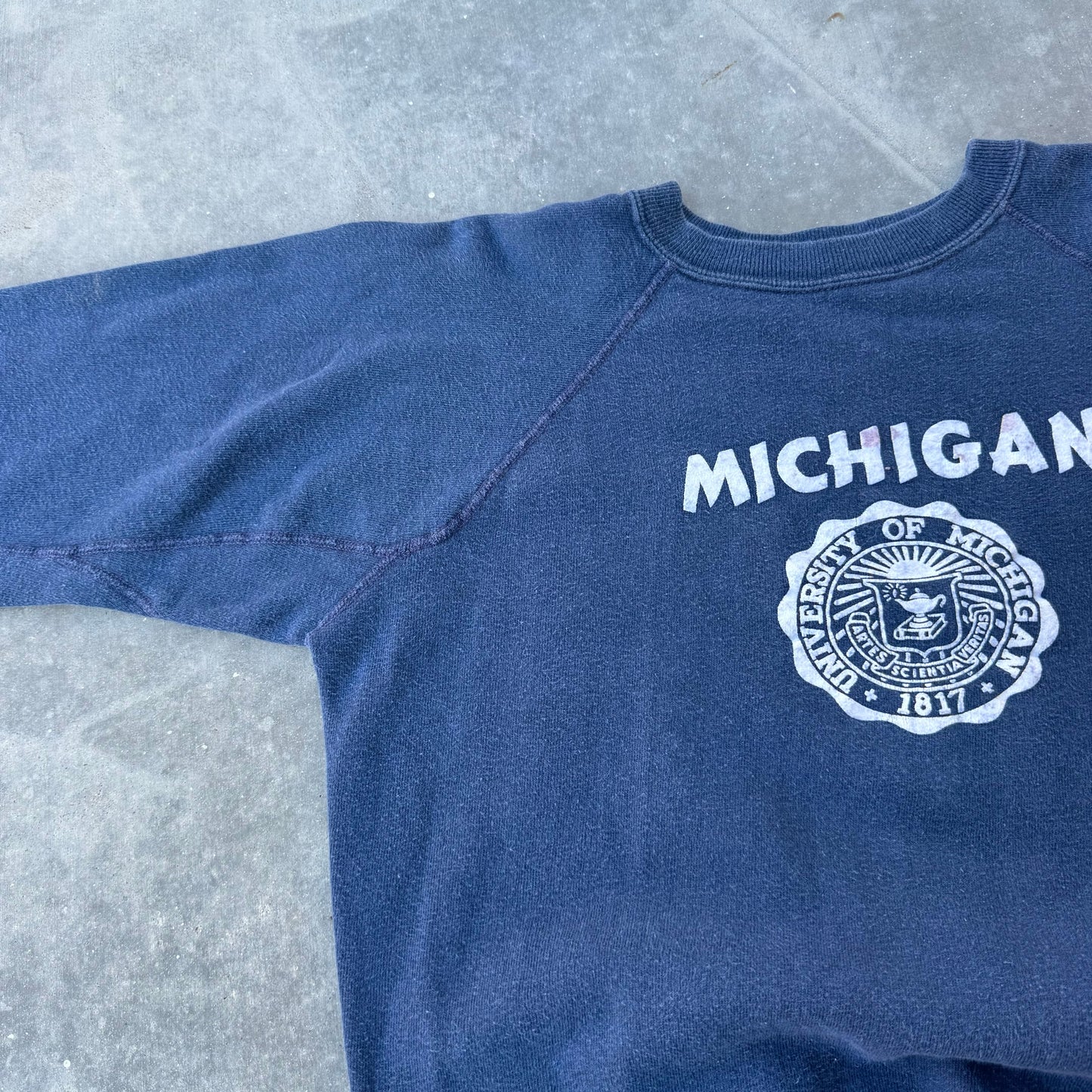 70s michigan flock sweat