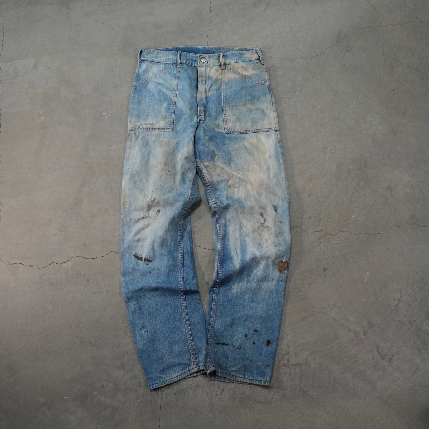 60s faded baker pocket jeans