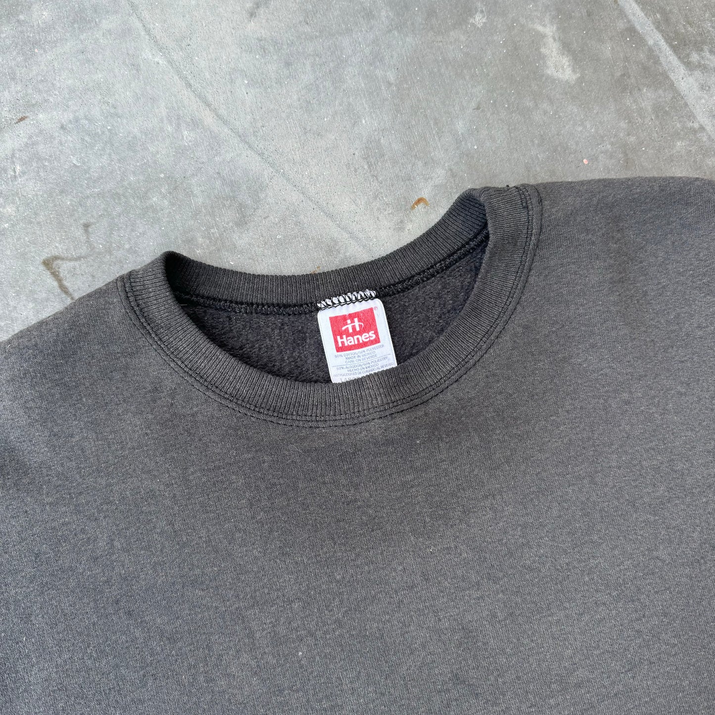 90s faded back crewneck